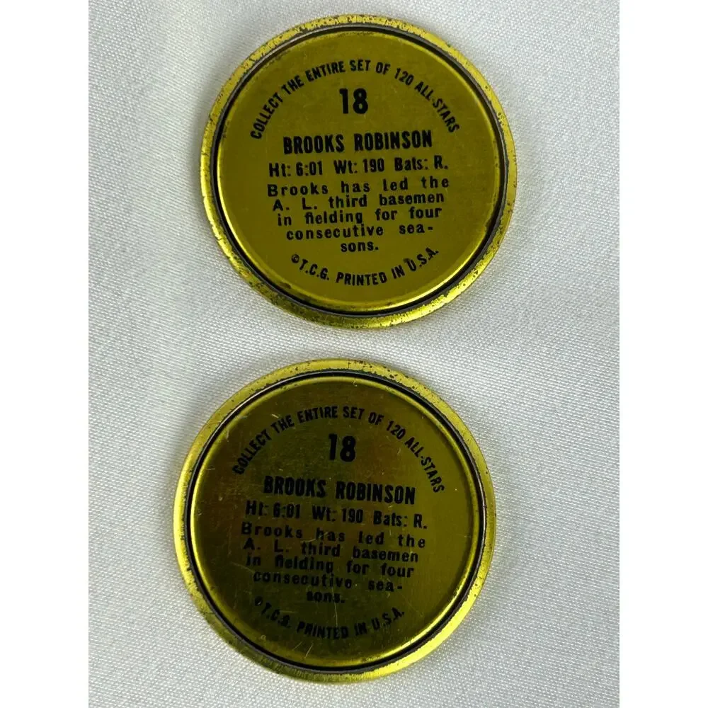 1964 Topps Baseball Coin Lot Brooks Robinson Luis Aparicio Orioles - Picture 3 of 5